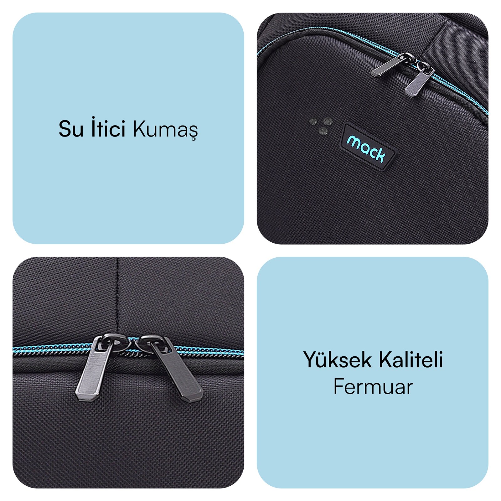 MACK MCC-505 15.6" Move Notebook Sırt Çantası Siyah görseli 5