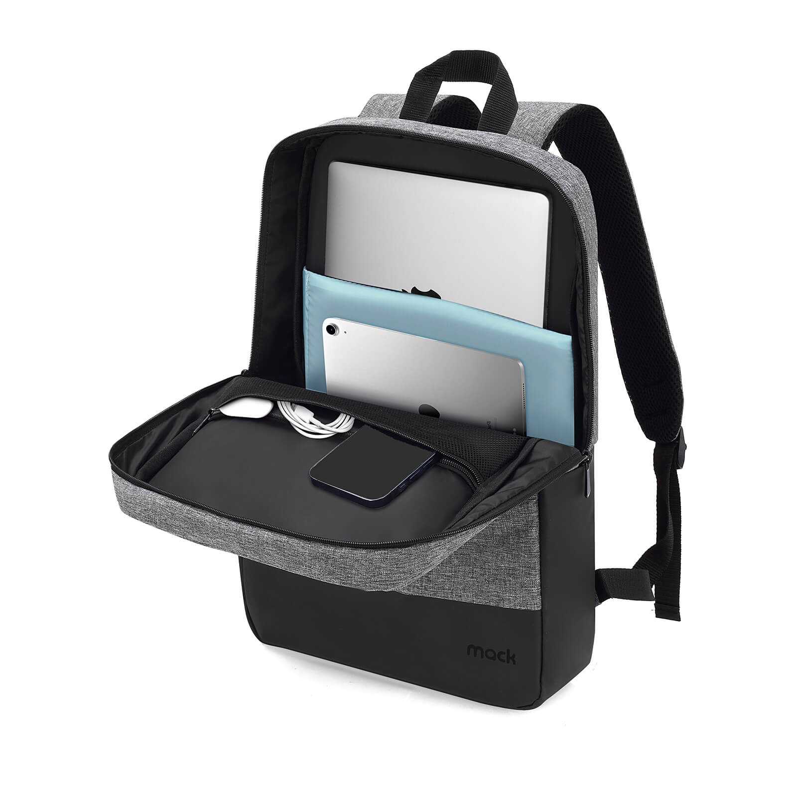 MACK MCC-606 15.6" UNICITY 3.0 Notebook Sırt Çantası Gri görseli 5