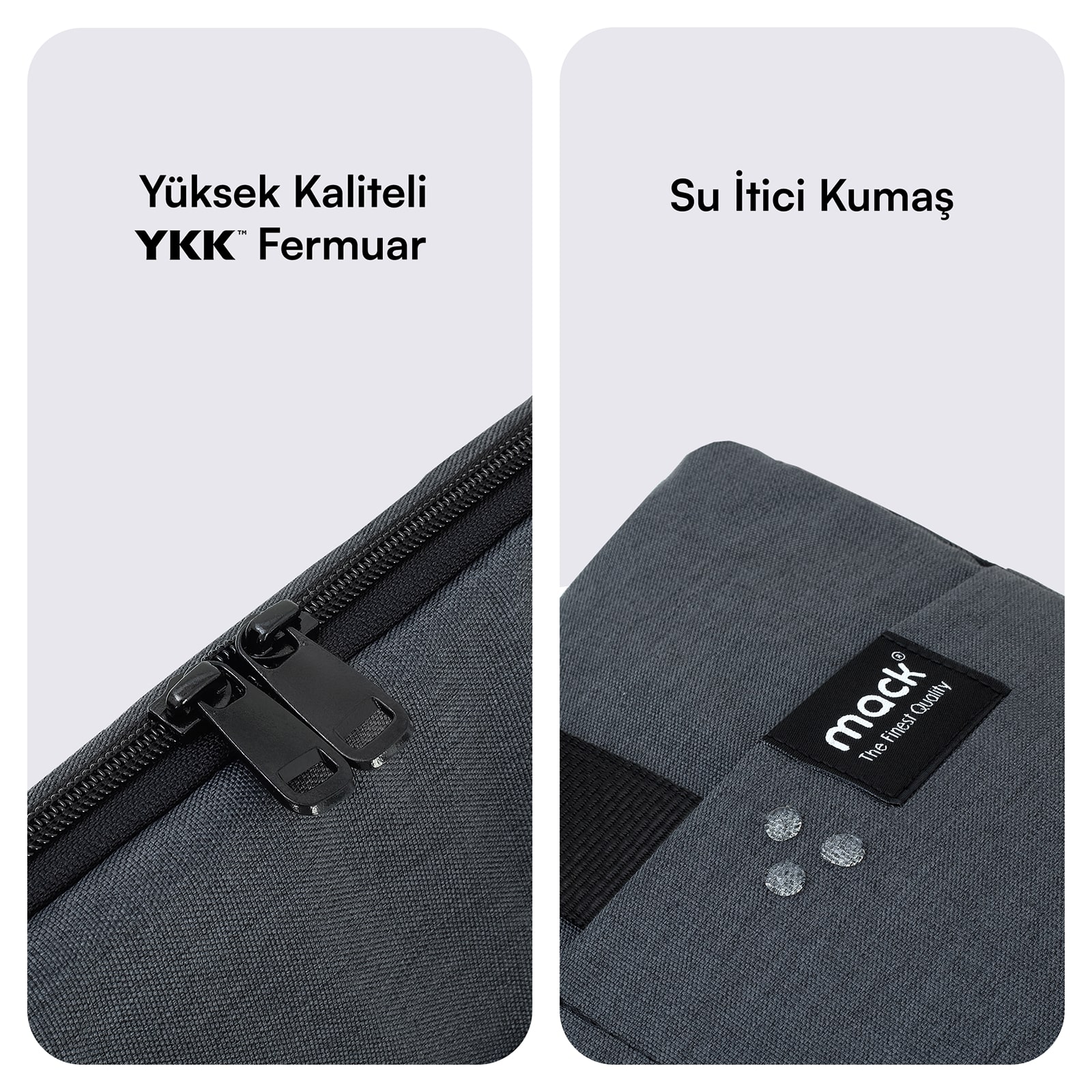 MACK MCC-701 14.1" City Fit Eco Notebook Çantası Siyah görseli 4