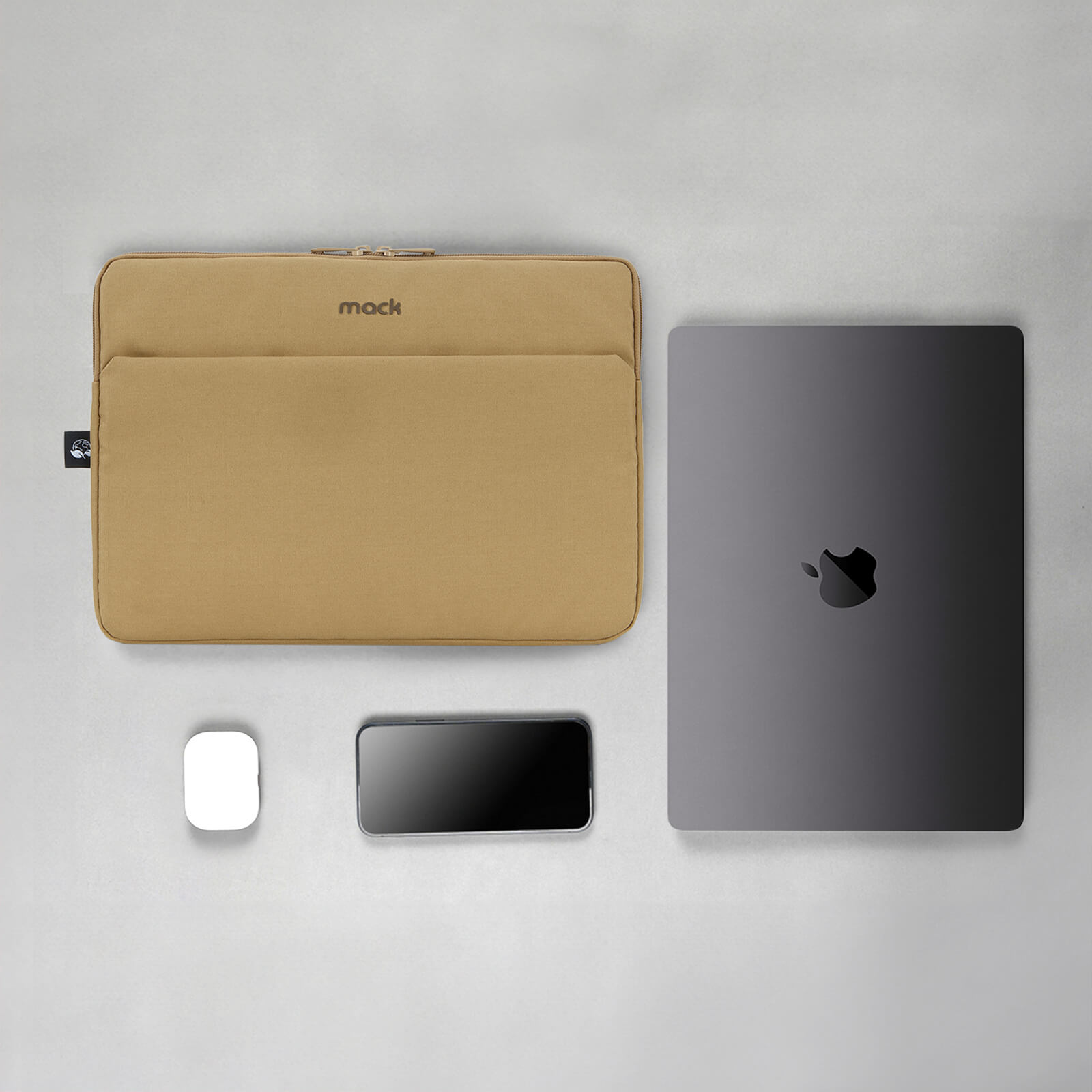 MACK MCE-1503 14.1" NOVA Eco Notebook Sleeve Camel görseli 5
