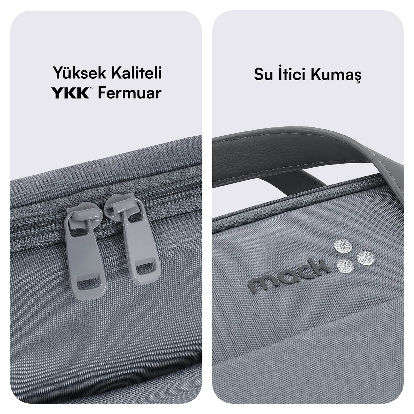 MACK MCE-1512 15.6" NOVA Eco Notebook Çantası Gri görseli 5