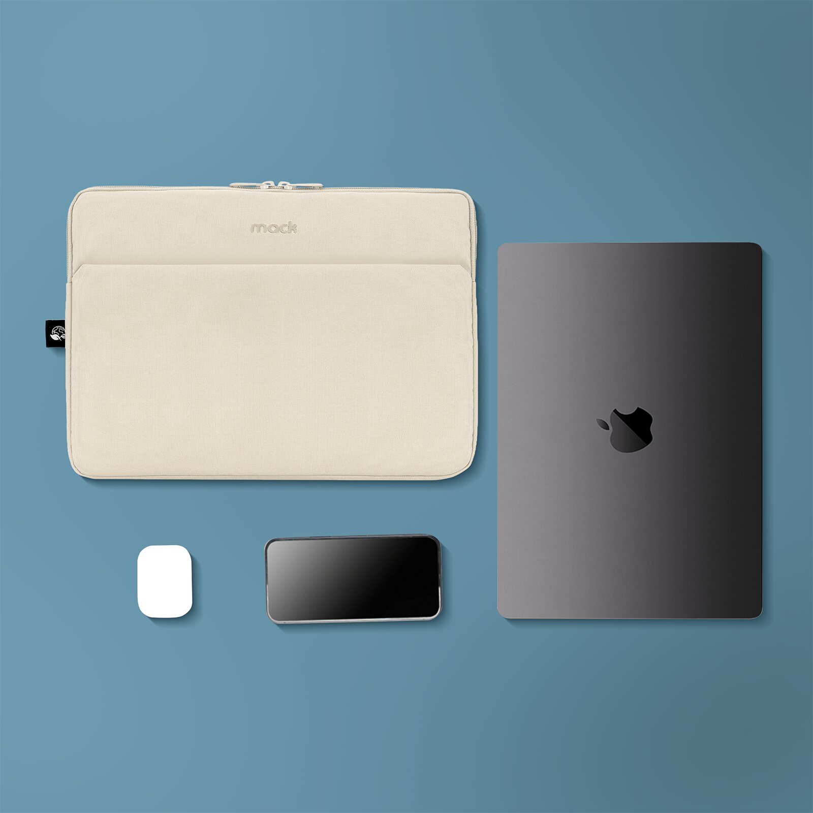 MACK MCE-1505 14.1" NOVA Eco Notebook Sleeve Latte görseli 5