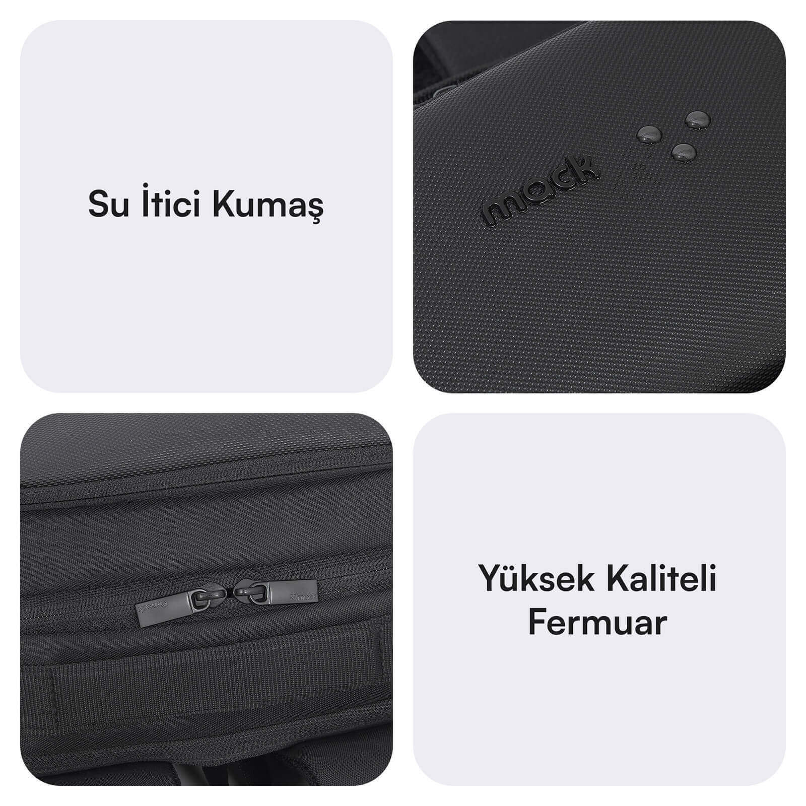 MACK MCE-1722 16" CODE Eco Notebook Sırt Çantası Siyah görseli 6