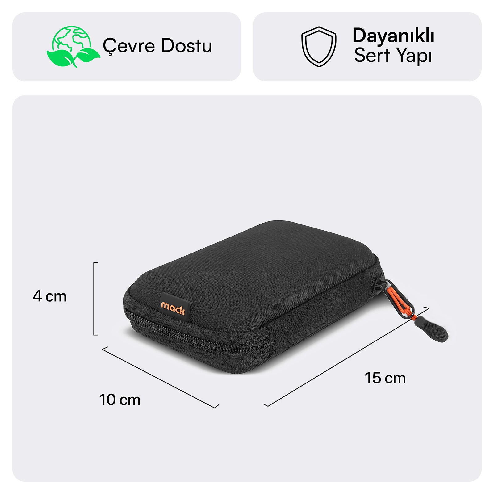 MACK MCC-4009 2.5" Hard Disk Kılıfı Siyah görseli 2
