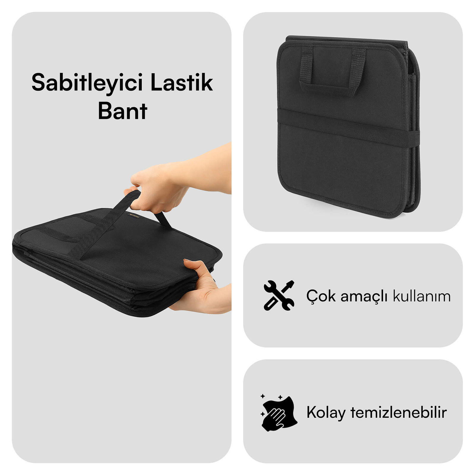 MACK MCC-5100 Bagaj Organizer Siyah görseli 4
