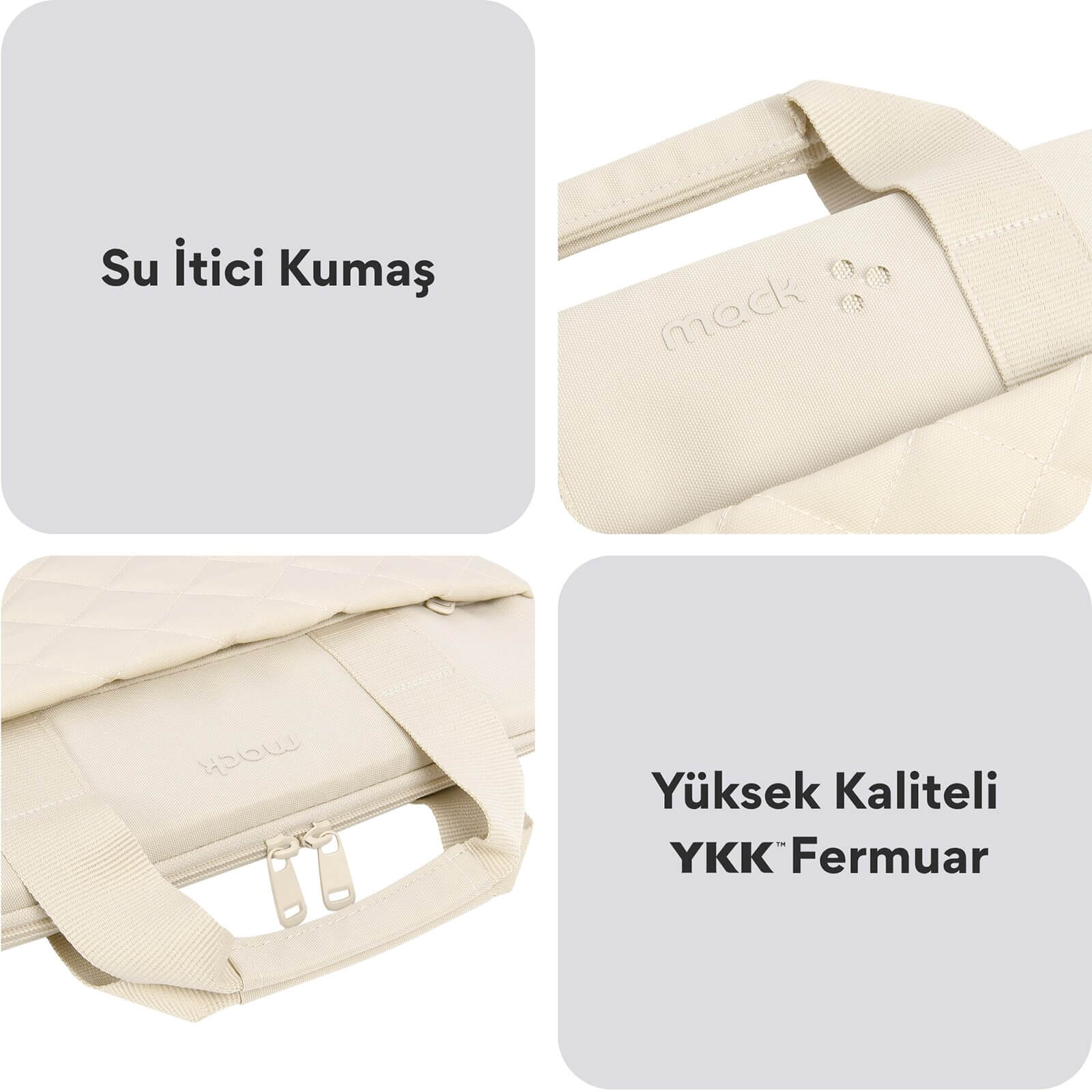 MACK MCC-904 14.1" iksy Notebook Çantası Latte görseli 4