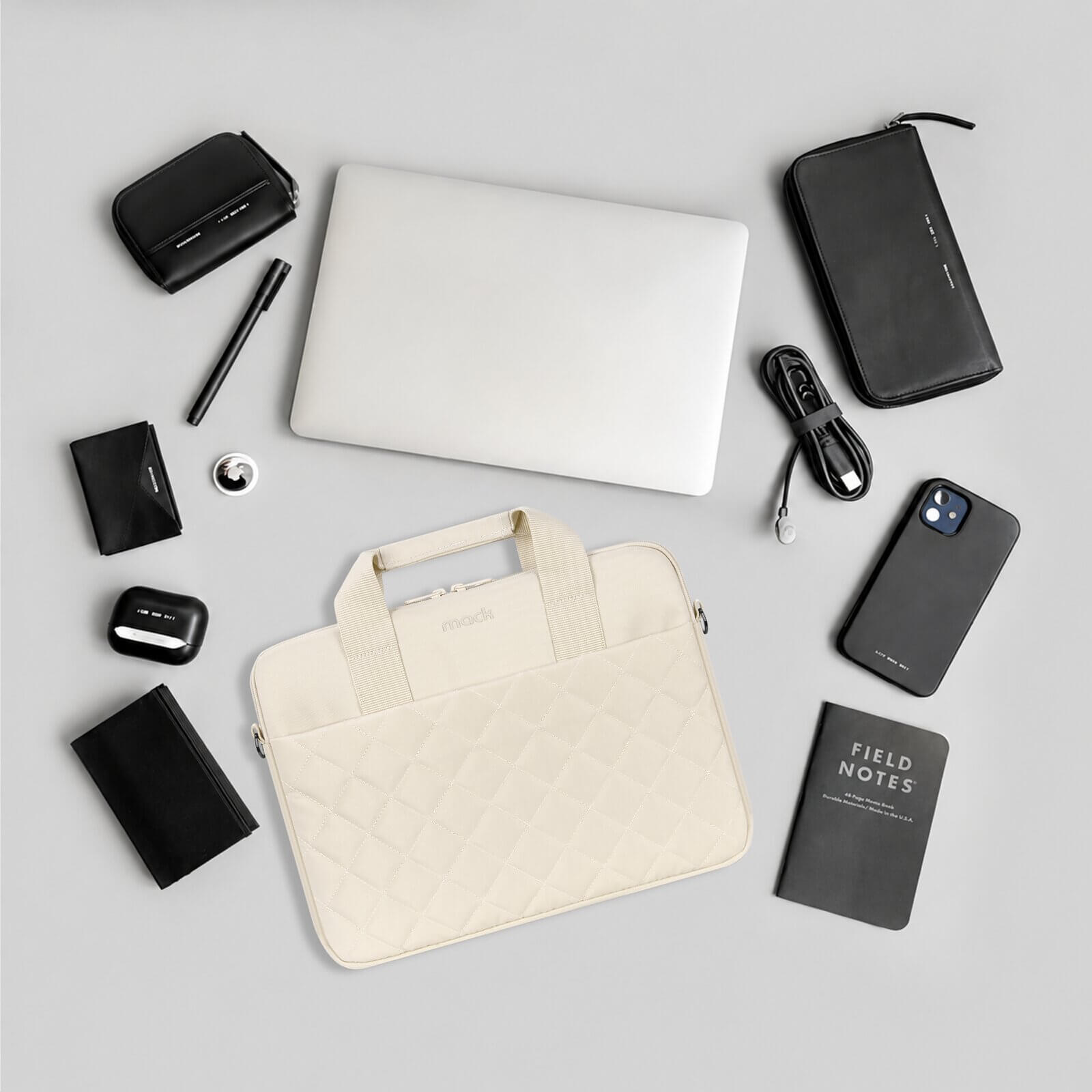 MACK MCC-904 14.1" iksy Notebook Çantası Latte görseli 6